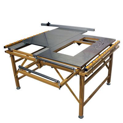 90 KG Peso Estilo Vertical Máquina de Serra de Mesa Deslizante Portátil para Painel de Corte de Madeira