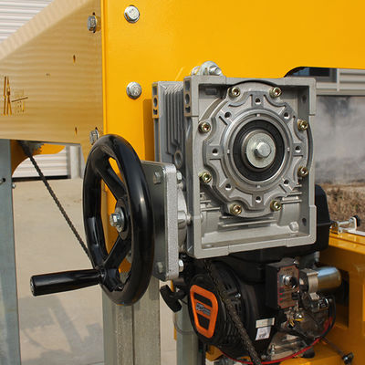 Máquinas de serragem de corte de madeira de 2000 kg com motor a diesel