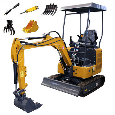 Excavadora micro-crawler de 2 toneladas com alta potência de escavação