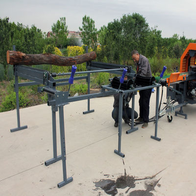 Processador hidráulico de lenha com levantador de troncos e mesa de troncos Modelo de capacidade 300 kg