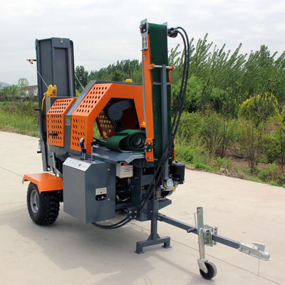 Máquina de processamento de lenha de 20 toneladas JieRui 2300x1250x1750mm Tipo de potência de gasolina