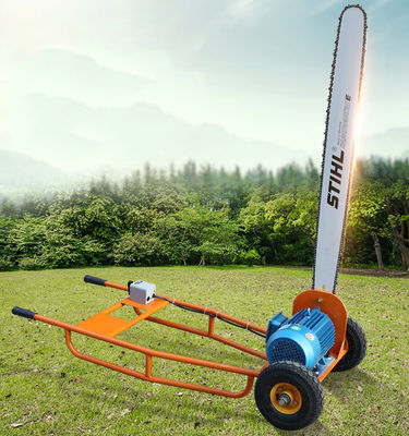 Máquina de corte de madeira portátil de 4000W para serra de corte de madeira florestal