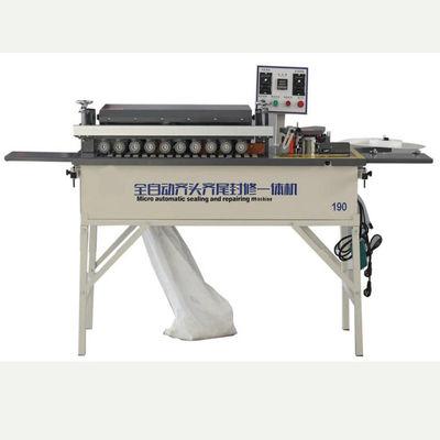 Máquina portátil de banda de borda em voltagem cinzenta 220/380v para processamento de madeira