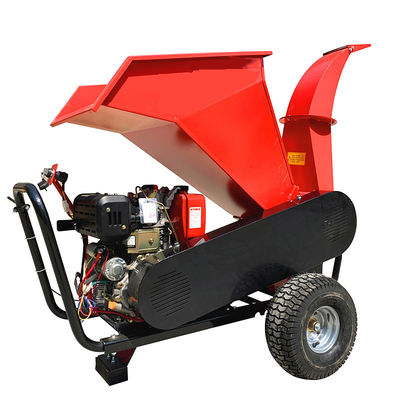 Motor de alta produtividade Tractor Mulcher Machine Wood Log Chipper Shredder
