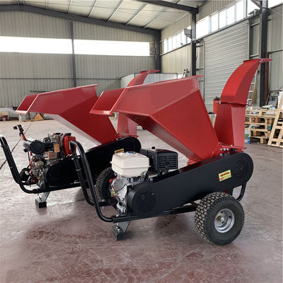 Motor de alta produtividade Tractor Mulcher Machine Wood Log Chipper Shredder