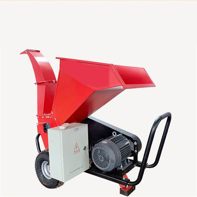 Máquina móvel de trituração de folhas de árvores
