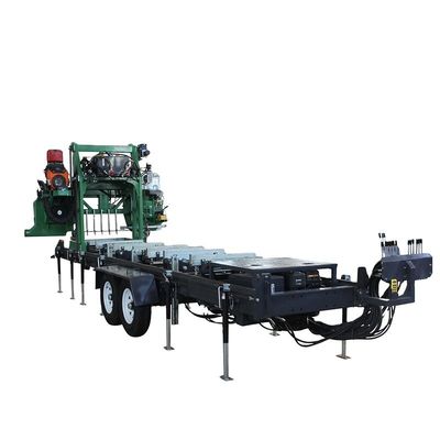 Serra de banda horizontal para equipamento portátil de corte de madeira a gasolina