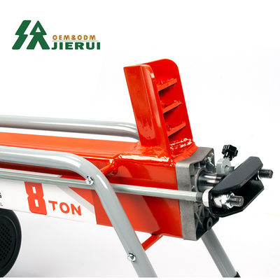 Motor elétrico divisor de madeira vertical para divisão de tronco de forma invertida na construção