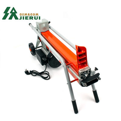 Motor elétrico divisor de madeira vertical para divisão de tronco de forma invertida na construção