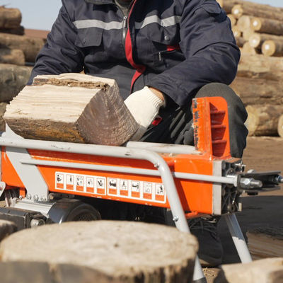 50 kg de gasolina hidráulica horizontal divisor de madeira tronco divisor fogo processo de madeira