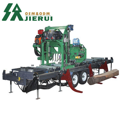 Máquina de serrar de madeira portátil totalmente automática de 36 polegadas para corte de madeira