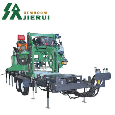Solução de corte de madeira 2024 Máquina de corte automática de serra de madeira mais popular para a construção de serraria móvel