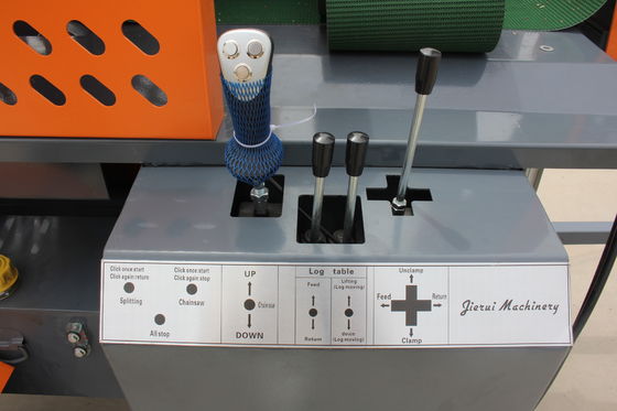 Splitter de madeira de 19 polegadas 480 mm Processador de lenha elétrica a gasolina com trilho