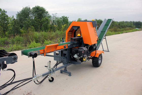 Potente divisor de lenha 18hp gasolina 4 6 8 maneira divisor de madeira