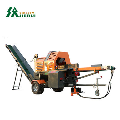 Processador de lenha de 800 kg com 18 HP e 27 HP de gasolina