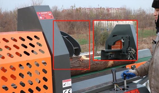 Processador de lenha de 800 kg com 18 HP e 27 HP de gasolina