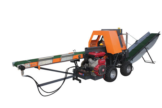 Processador de lenha de 30 toneladas com capacidade de 1050 kg e motor a gasolina