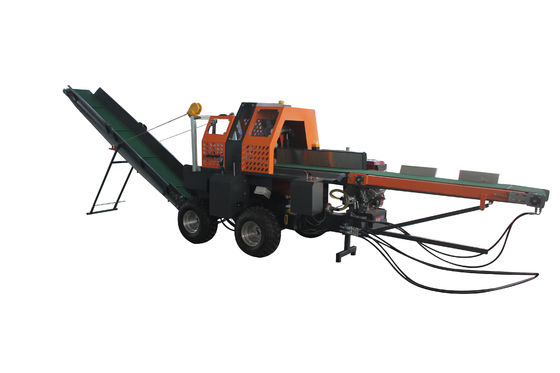 30t Splitter de troncos de gasolina de 600 mm de diâmetro Processador de lenha usada para máquina florestal