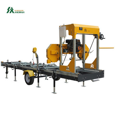 Motor de gasolina elétrico horizontal 11kw 1100mm Máquinas de serra de madeira para família